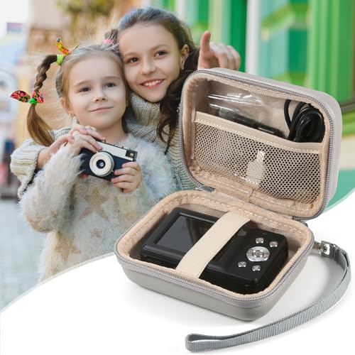 Funda para cámara digital compacta y portátil gris miniatura 2