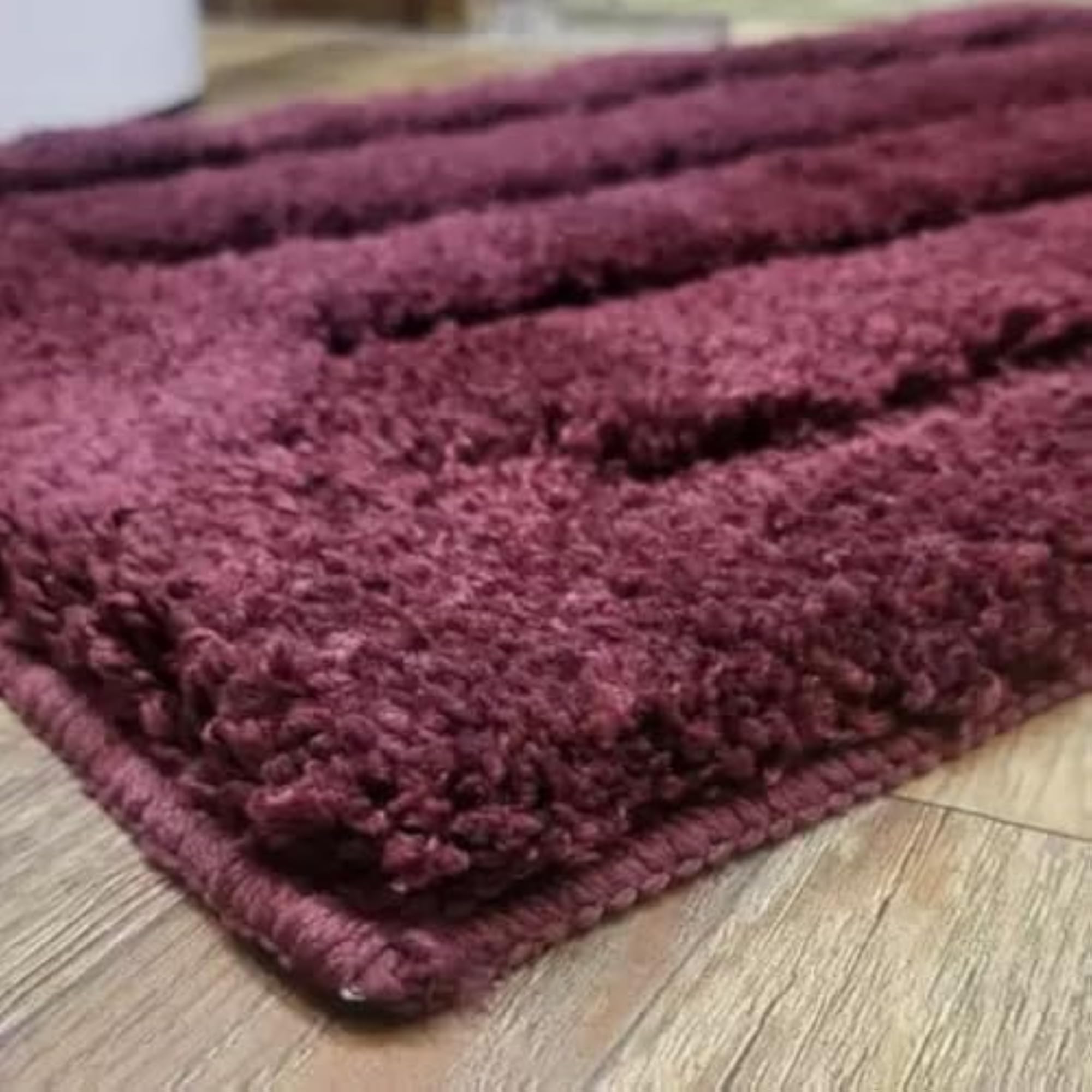 RJVT Microfiber Floor Mat (Brown, Medium)