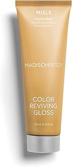 Madison Reed Color Reviving Gloss, Miele - Honey, Semi-Permanent Hair Dye, Enhances Hair Color & Corrects Tone, Adds Brilliant Shine, Keratin & Argan Oil, 4 Fl Oz (118 mL)