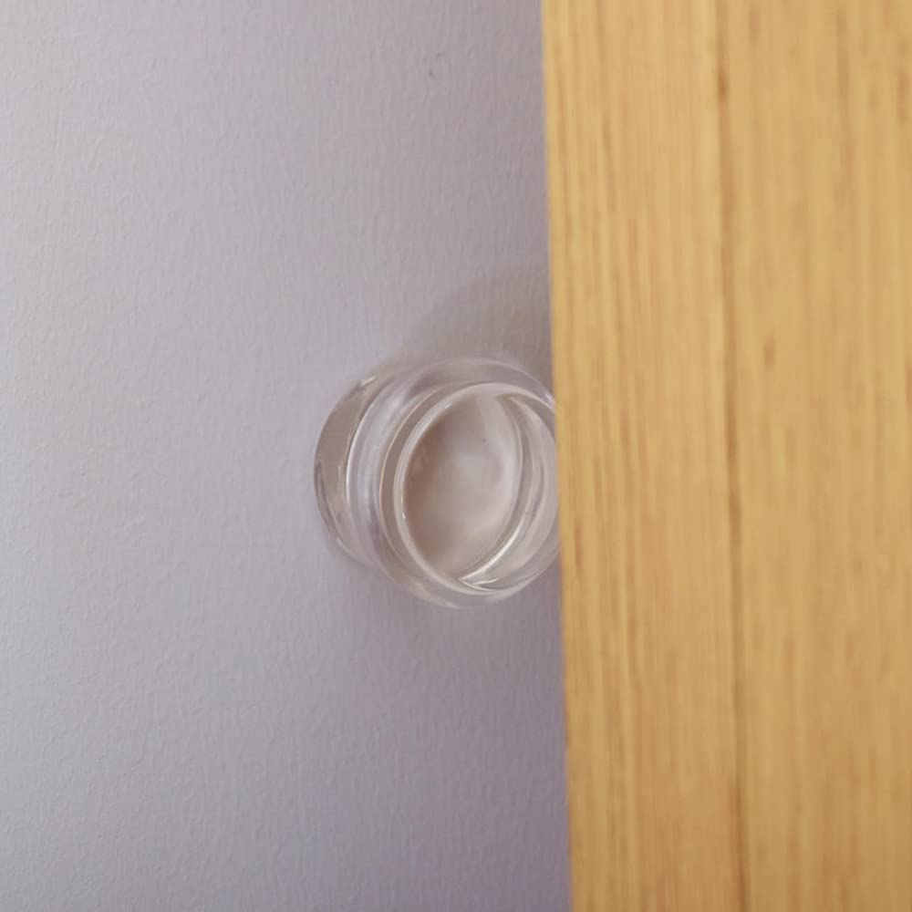 144 Topes De Puerta Autoadhesivos - Almohadillas De Goma Transparentes Para Muebles Y Cristal