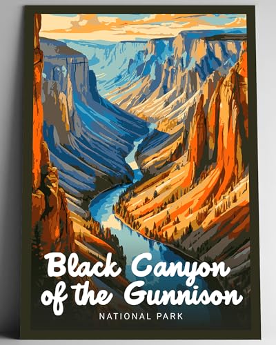 GO SEE DESIGN Black Canyon Poster