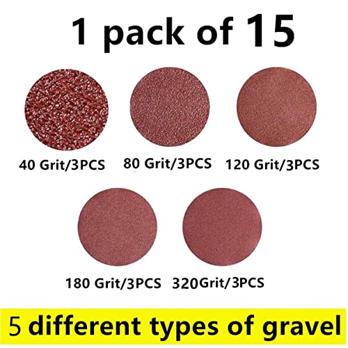 FEIHU Aluminiumoxid-Schleifbänder,40x303mm Schleifband.zum Polieren Metall, Holz. jeweils 3x40/80/120/180/320 Körnung,Schleifband-Set,|für Bandschleifer | Handschleifer Schleifband 15 Stück