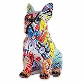 Die hochwertige Verarbeitung und das detailreiche Graffiti Motiv machen diese Bulldoggen Figur zu einem wahren Blickfang. Jedes Element wurde mit präzisem Wassertransferdruck aufgetragen, wodurch ein beeindruckendes Muster entsteht. Keine zwei Figuren sind genau gleich, was jedem Exemplar eine individuelle Note verleiht.