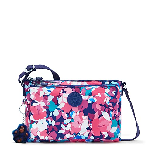 Sac à bandoulière imprimé fleurs Mikaela Kipling petit sac nylon zippé