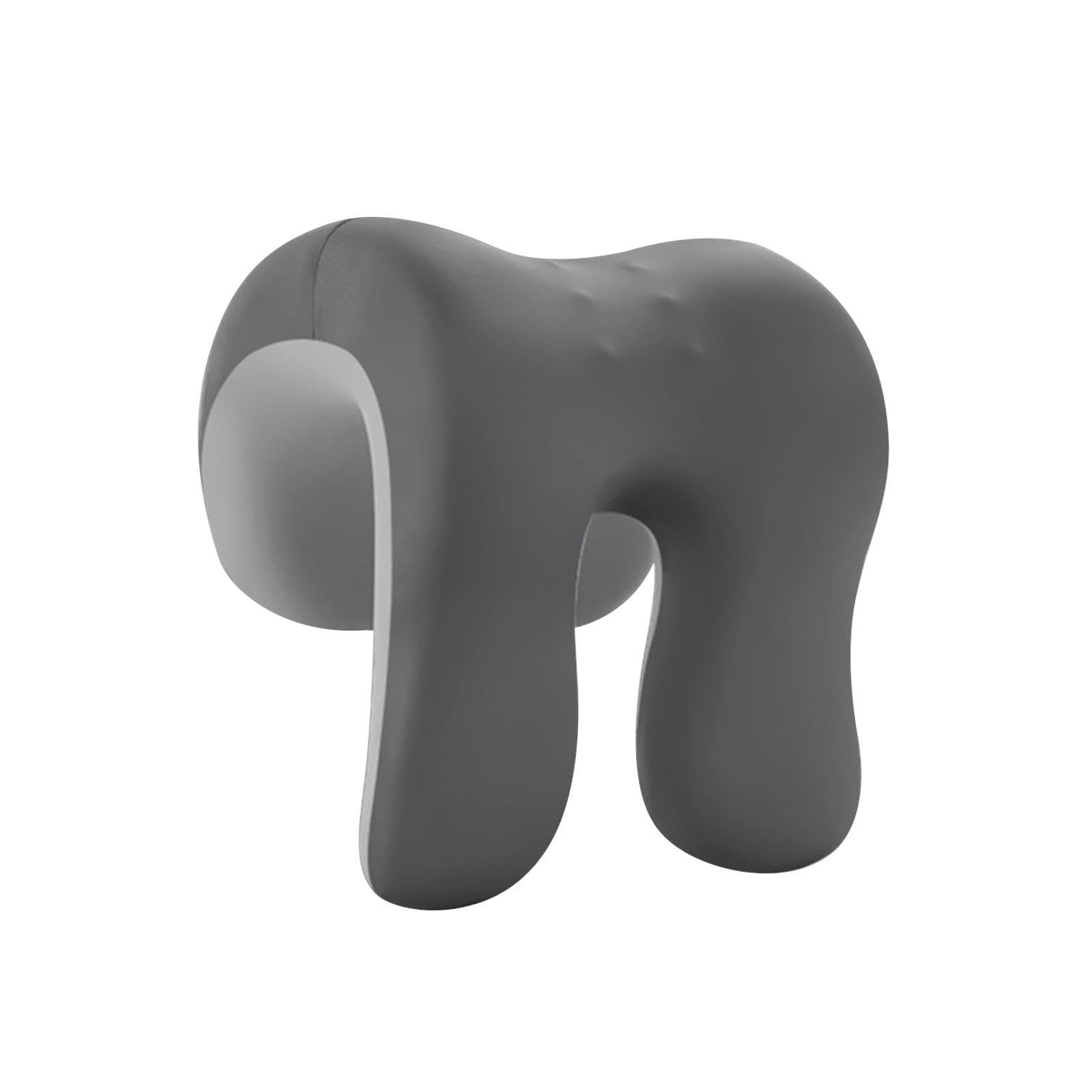YIXANNX Neck Support Pillow Lunch Break Sleeping Pillow Students Seeking Comfort and Relaxation Package Includes 1 .Also Wonderful Gift Choice for Families , Dark and Light Gray , 25 x18 x28 cm