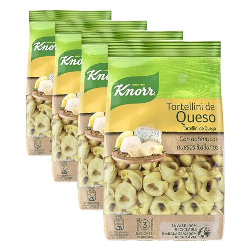 Knorr Pasta Rellena Tortellini de Queso 250g (Paquete de 4)