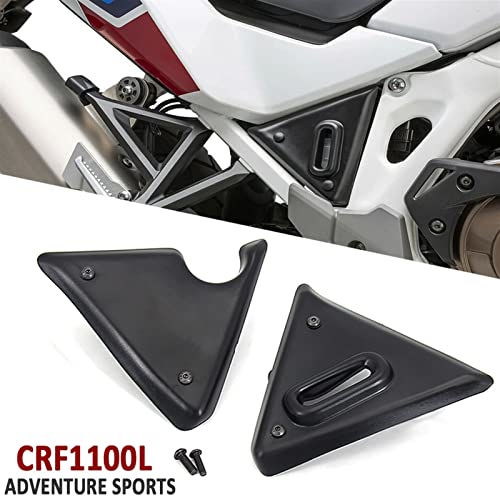 Carenado lateral Africa Twin CRF1100L soluciona entrada de barro con panel protector blanco 8
