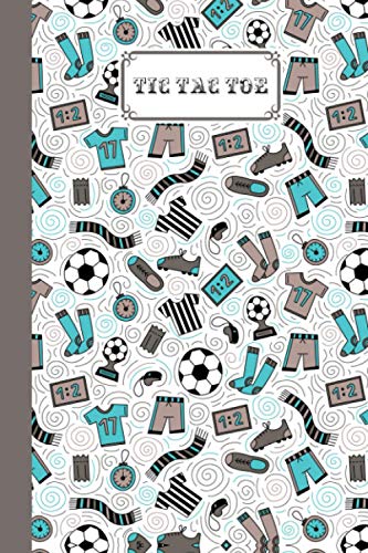 Tic Tac Toe: Games Fun Activities for Kids / Paper & Pencil Workbook for Games, Smart gifts for Family | Football Cover by Barbara Foreman image 2
