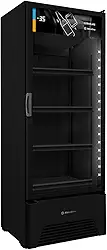 Cervejeira Expositor Vertical Porta de Vidro 220V VN50AH Optima All Black 497 Litros - Metalfrio
