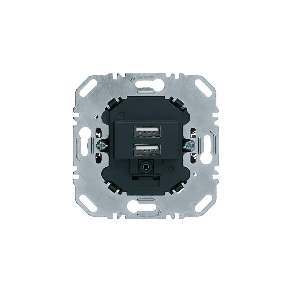 Prise USB 230V anthracite mat pour supprimer les adaptateurs et charger vos appareils