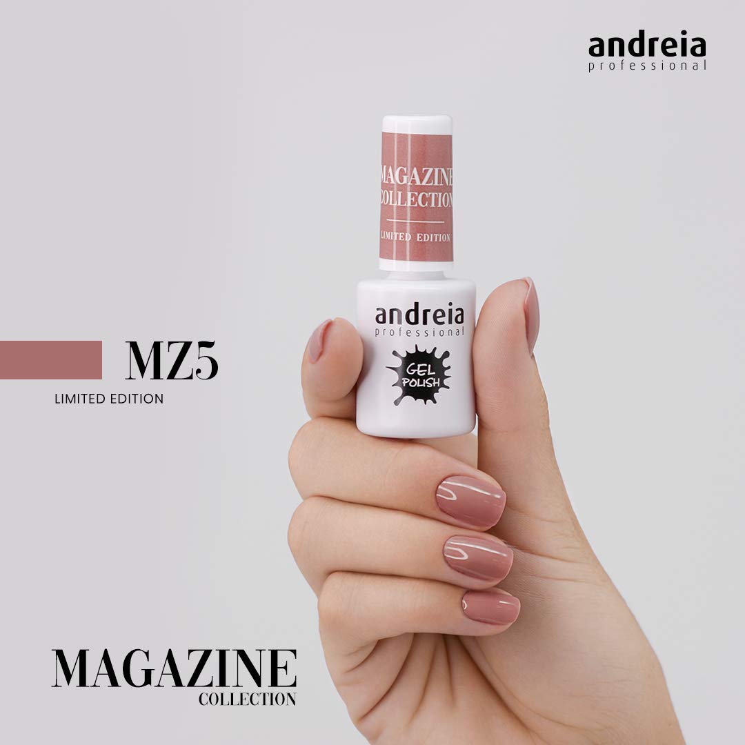 Andreia Pintauñas Semipermanentes – Esmalte Semipermanente Profesional para Uñas de Gel - Manicura con Brillo Intenso que Dura Hasta 4 Semanas - Color MZ3 Coral Neón - 10,5ml — view 74