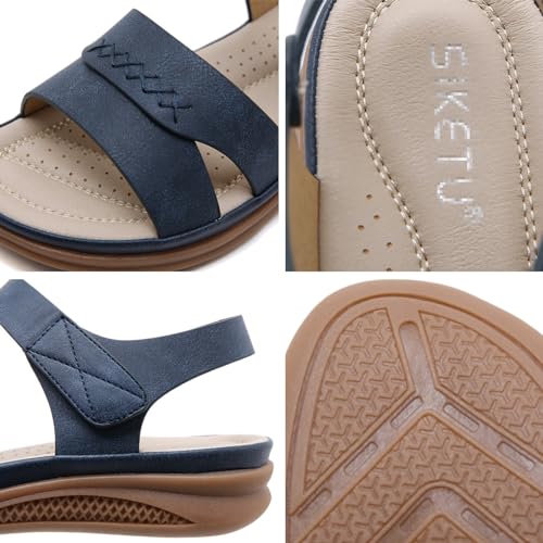 Flat Sandals For Women Comfort Lightweight Open Toe Low Top Outdoor Casual Walking Beach Shoes Women's Sport Sandals4