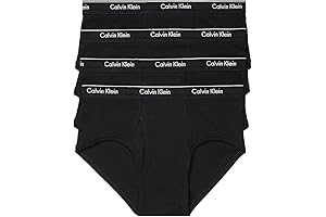 Calvin Klein Men's Cotton Classics 4-Pack Briefs: Comfortable and Durable Essentials