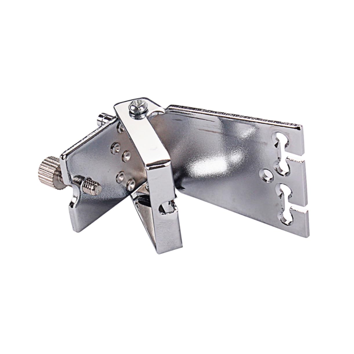 Yardwe Metal Banjo Drawplate Ha153 5 String Tremolo Tailpiece Vibrato Bridge for Banjo (elegant Silver)