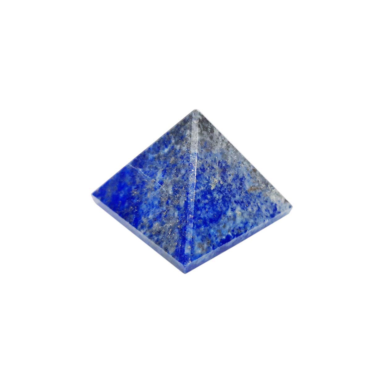 Lapis Lazuli Stone Pyramid | Natural Healing Crystal Gemstone for Vastu, Reiki, Protection, Meditation, Boost Self-confidence, Inner power | 25 mm approx | Pack Of 1