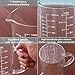 77L Glass Measuring Cup, [Insulated handle, V-Shaped Spout], High Borosilicate Glass Measuring Cup for Kitchen or Restaurant, Easy To Read, 1000 ML (1 Liter, 4 Cup)