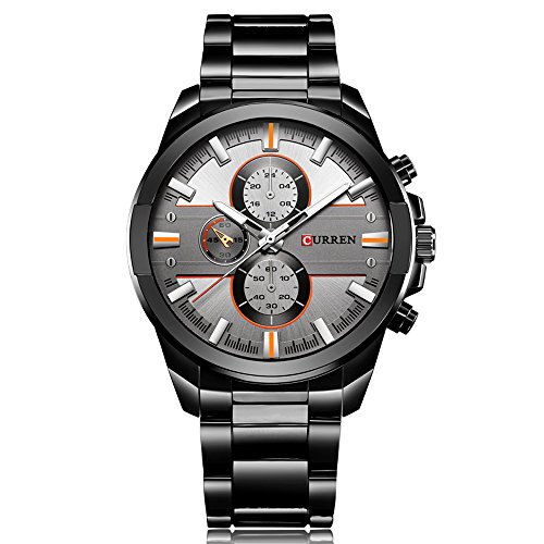 Men Full Steel Business Wristwatches Man Casual Waterproof Watch Quartz Watches relogio Masculino