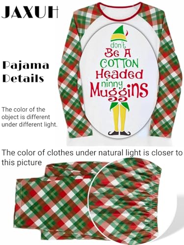 Matching Family Christmas Pajamas, Cute Xmas Pjs Sets for Couples/Adult, Holiday 2 Piece Sleepwear Nightwear Jammies4
