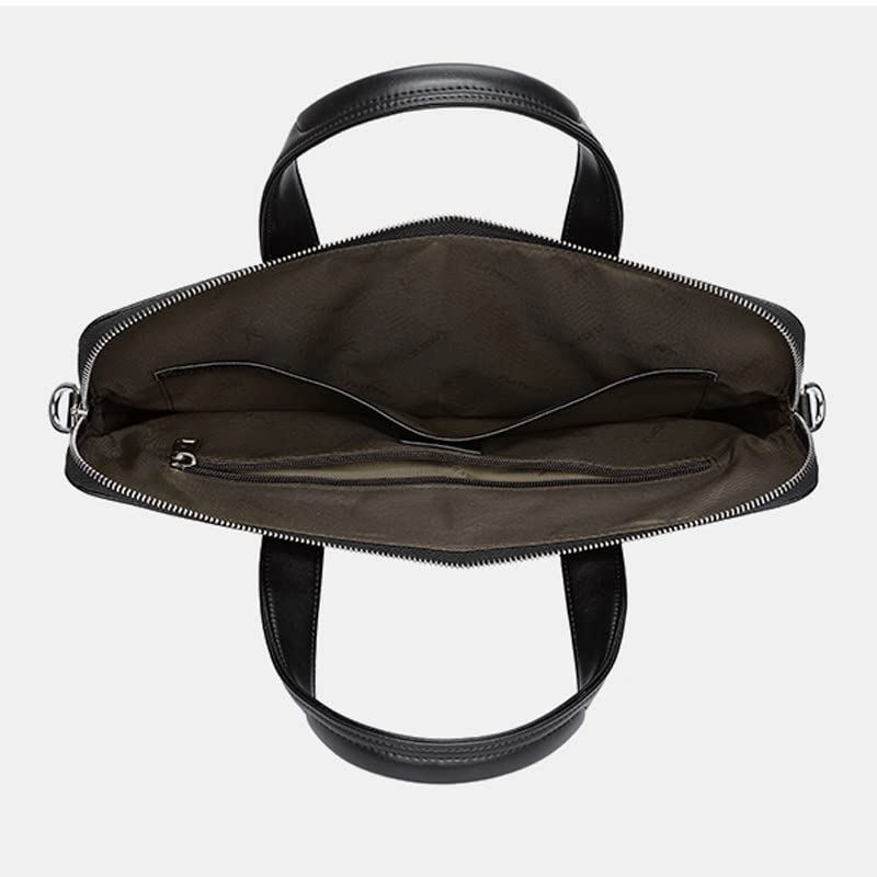 HBJWOV Briefcase Men's shoulder Cross-body Portable Baotou Layer Cowhide Computer Bag3