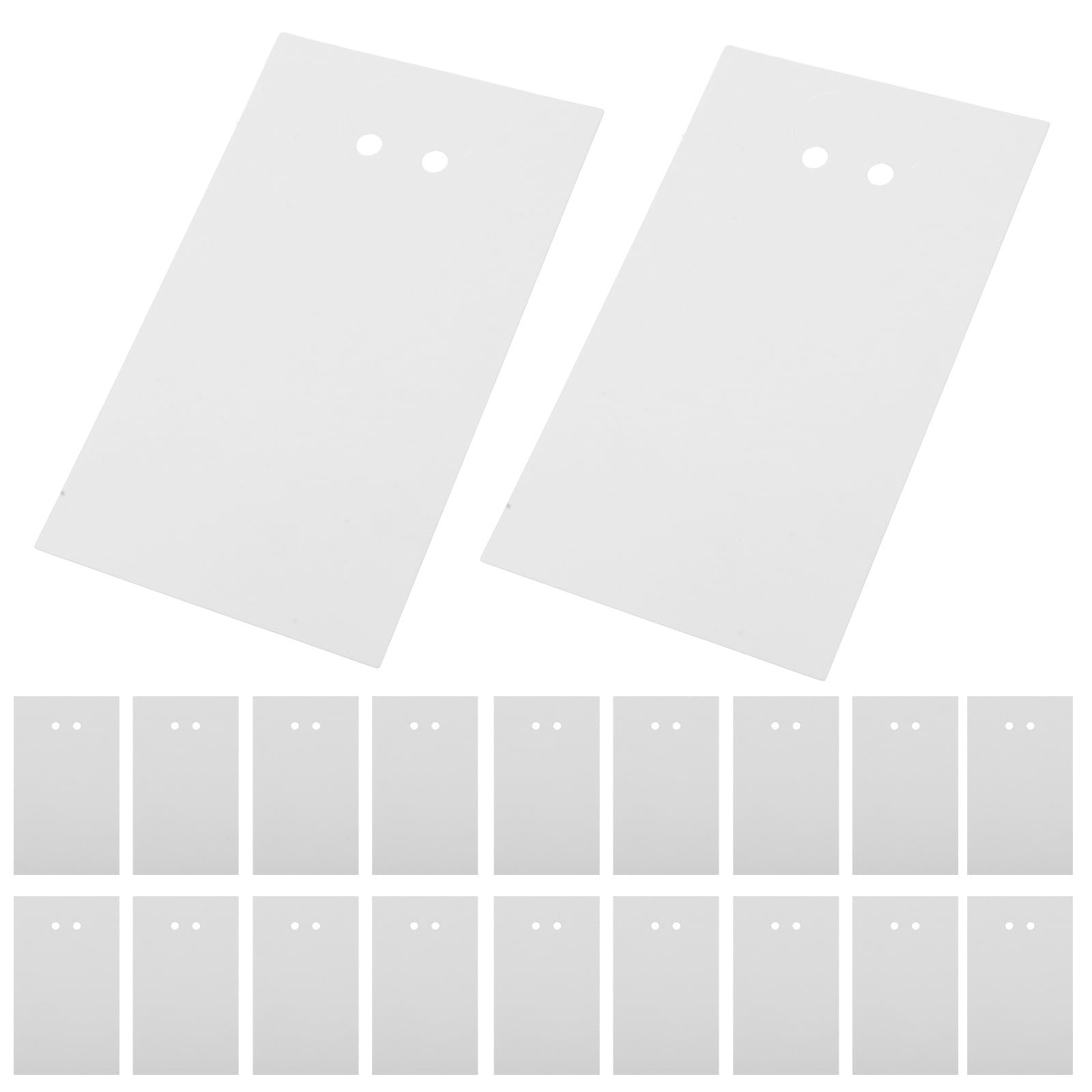 Cartes Porte-Bijoux TEHAUX Support en Carton Blanc au Design Épuré et Élégant