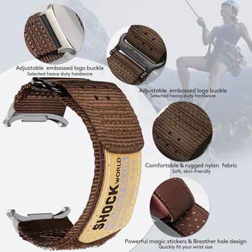 Image of Nylon Watch Band Compatible with Samsung Galaxy Watch Ultra 1 /2. | Millitary Nylon Strap Galaxy Watch Ultra -47mm for Men.