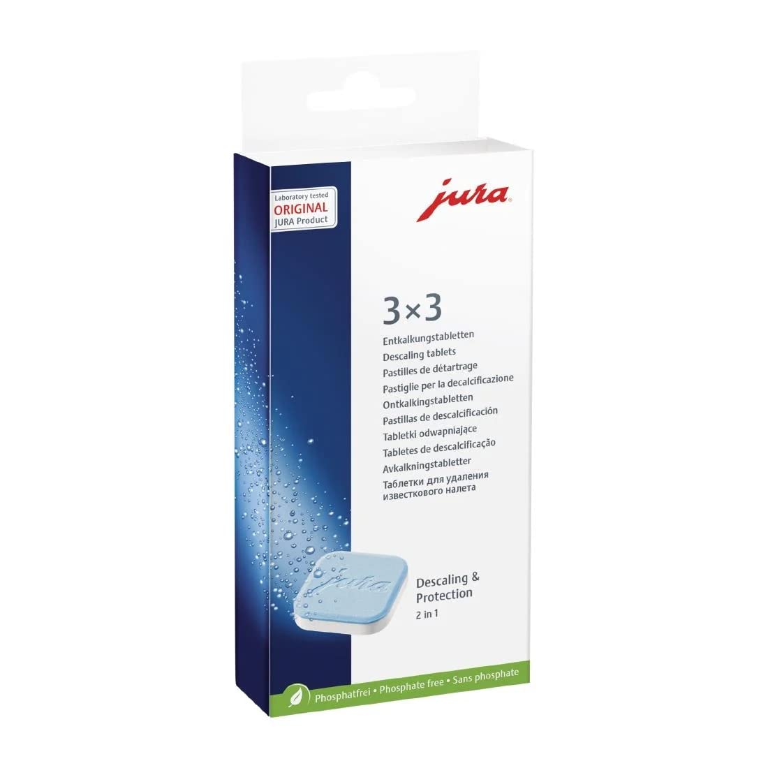 18x Jura Decalcifying Tablet Scale Remover Descaling For Coffee Machine - 6 dose