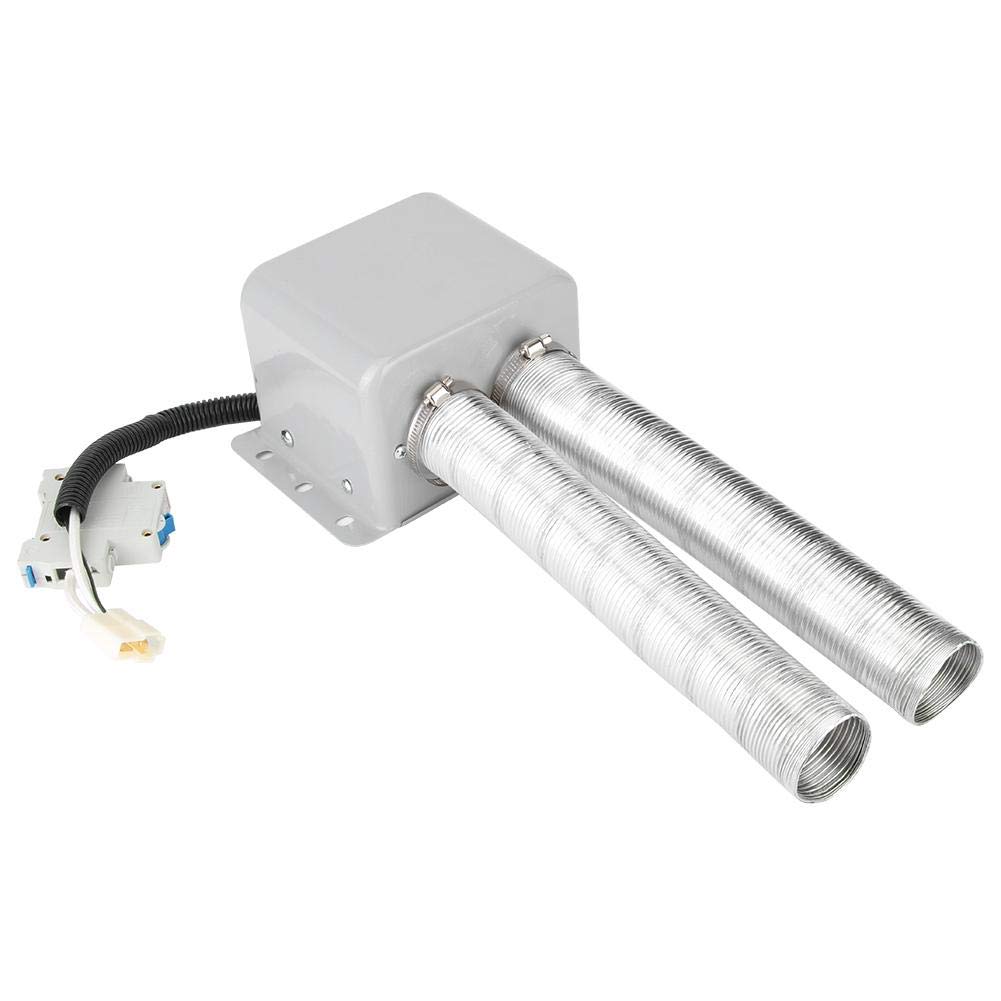 CHICIRIS riscaldatore Auto 24v Parabrezza Sbrinatore in Vetro Mist Elimina 2 Prese d'Aria Bianco 600-800w per Camion per Auto