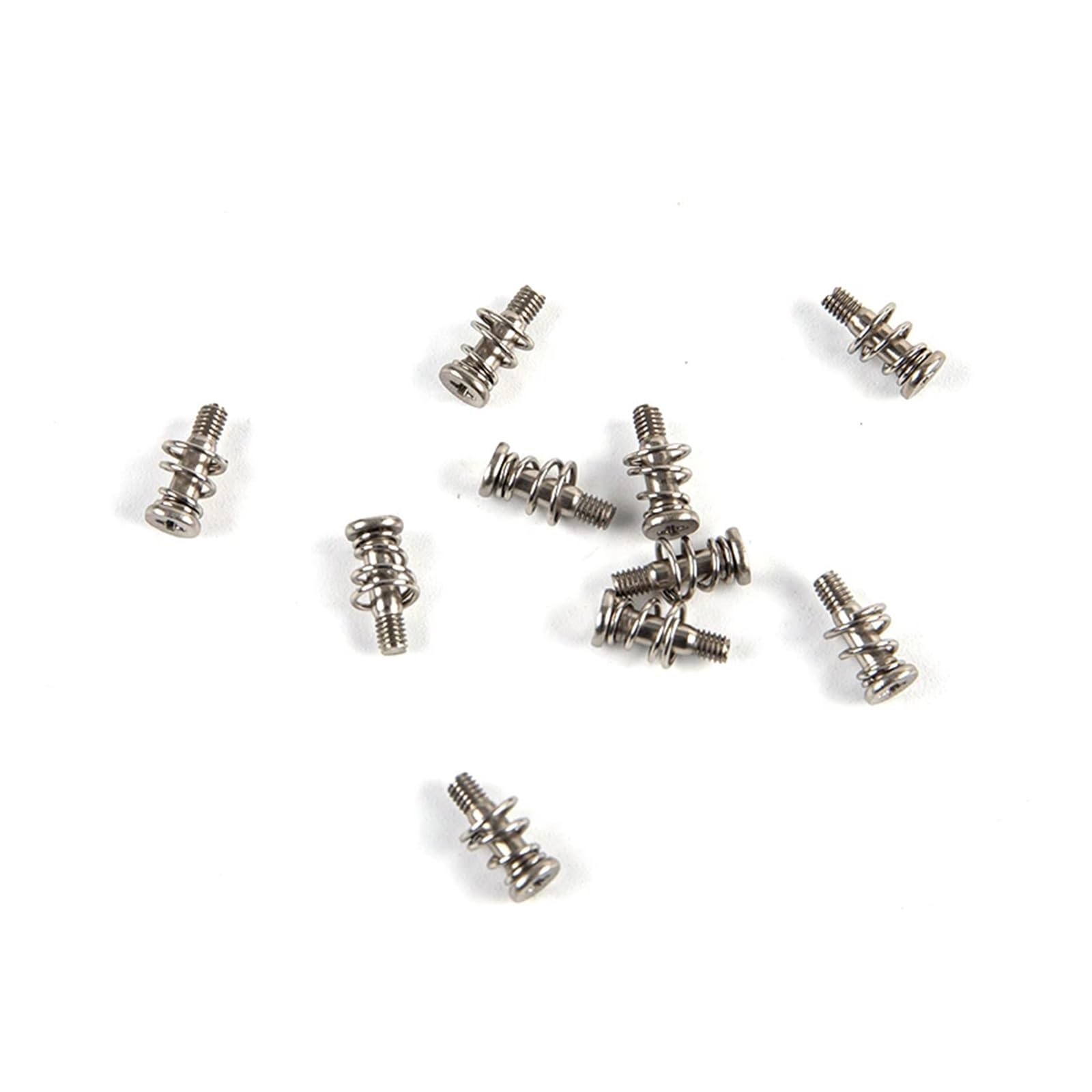 Viti Ventola PC 10 Pezzi M2 M2.5 Molla nichelata,Viti per ventole(M2x8mm)