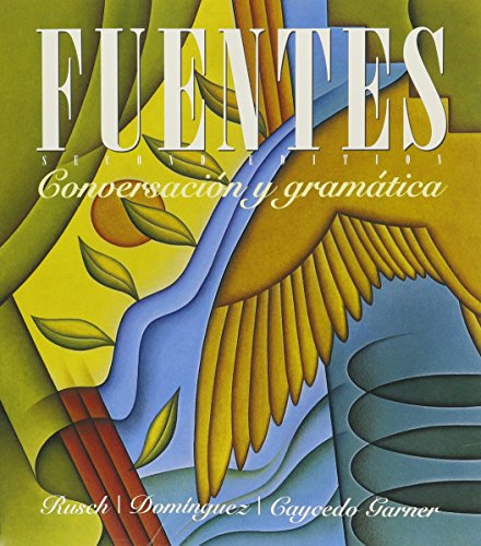 Fuentes Edition Conversacion Y Gramatica [Spanish] 0395962773 Book Cover