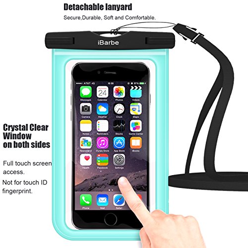Ibarbe Compatible With Universal Ipx8 Waterproof Phone Pouch Dry Bag Compatible For Iphone 11 Pr Max Xs Xs Max/Xr/X/8/8P Up To 6.5", Protective For Pools Beach Kayaking Travel Or Bath-Black 3Pack #TOP4