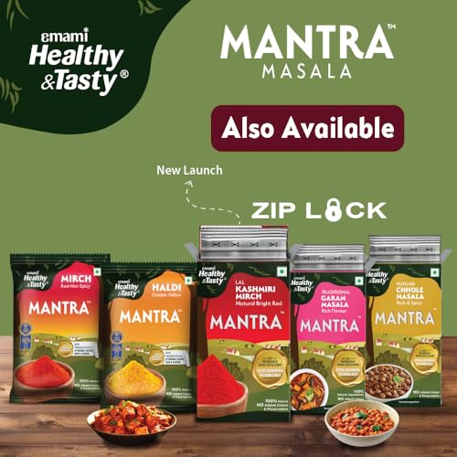 Image of Emami Healthy & Tasty Mantra Royal Kitchen King Masala 100g in Zip-lock paper Box