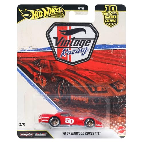 Hot Wheels '76 Greenwood Corvette 1:64 escala miniatura 1