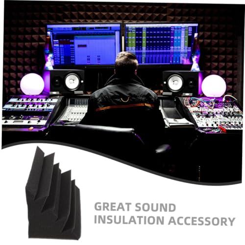 BESTonZON 10 piezas paneles acústicos para insonorización y tratamiento acústico para estudio en casa, grabación y teatro miniatura 4