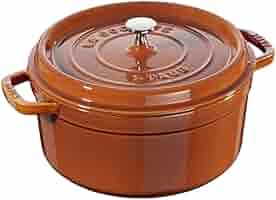 STAUB La Cocotte 24cm オレンジ Amazon.com: Staub Cast Iron Oval Cocotte, Dutch Oven, 5.75