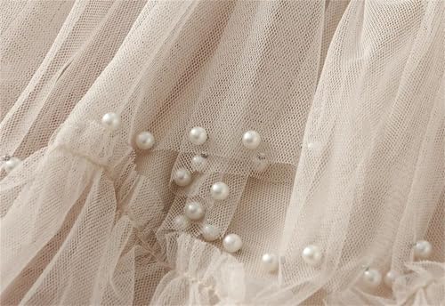 Women's Beaded Mesh Skirt, Fairy Tiered Heavy Maxi3