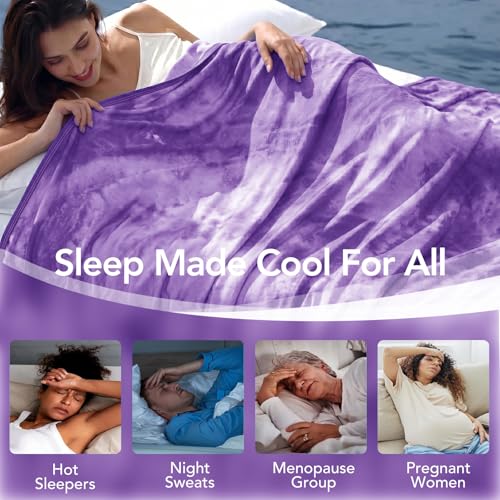 Topcee Cooling Blanket Throw 50"x70" for Hot Sleepers — view 4