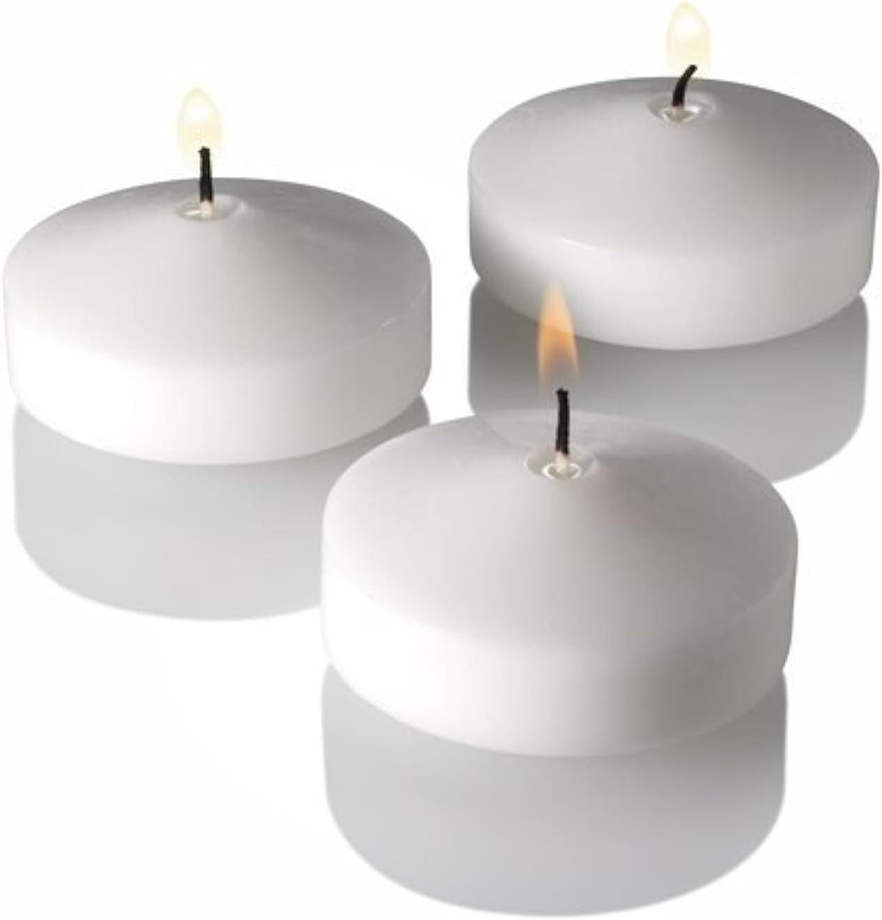 Richland® 3" Floating Candles White Unscented Set of 96