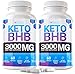Keto Pills - (2 Pack | 120 Capsules) - 5X Potent - Advanced Keto Burn Diet Pills - Best Exogenous Ketones BHB Supplement for Women and Men - Boost Energy and Metabolism - with Garcinia Cambogia