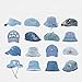 ZIIVIEVS Japanese Retro Cowboy Hat for Women Versatile Summer Fisherman Beret Baseball Cap(Color28)