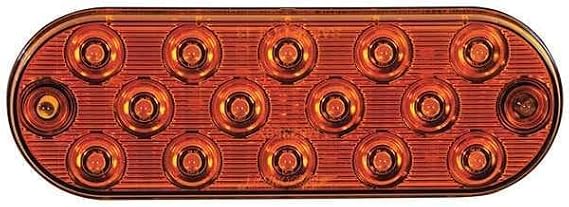 Maxxima (M63350Y) Amber Oval Ultra-Thin Profile LED Park Rear Turn Light