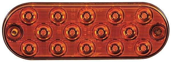 Maxxima (M63350Y) Amber Oval Ultra-Thin Profile LED Park Rear Turn Light