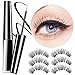 Produktbild Magnetische Wimpern Eyeliner, Magnetische Wimpern, Magnetic Eyeliner, Magnetischer Eyeliner Eyelashes Kit Wasserdichter, 3 Pair 3D Wimpern Natürliche Look Mit Magnetic Eyeliner
