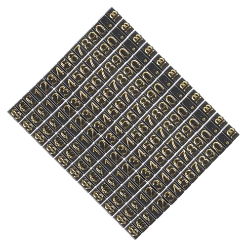 Etiquetas de precio doradas y fáciles de limpiar para destacar collares elegantes en tiendas