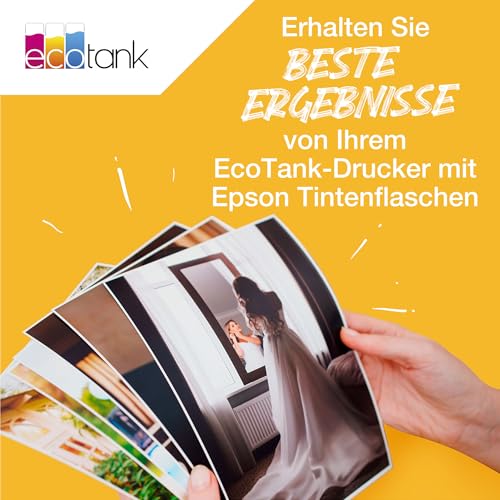 Epson EcoTank 102 Original Tintenflaschen | 4x Farb-Multipack - Schwarz, Cyan, Magenta, Gelb | Markenqualität Für Optimale Ergebnisse – Ansicht 5