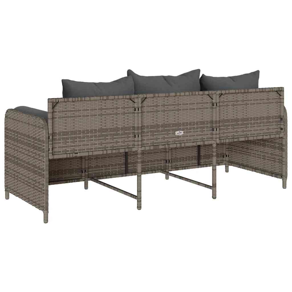 VidaXL Gartensofa Mit Kissen 3-Sitzer Beige Poly Rattan (366104) Ab 118,99 € | Preisvergleich