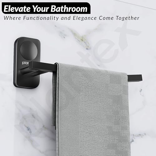 Image of Plantex Stainless Steel Napkin Hanger for Washbasin /Napkin Holder for Bathroom /Towel Ring /Bathroom Accessories - Pack of 1 (Black)