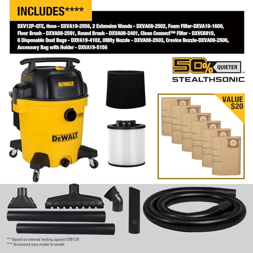 Wet Dry Shop Vacuum 12 Gallon