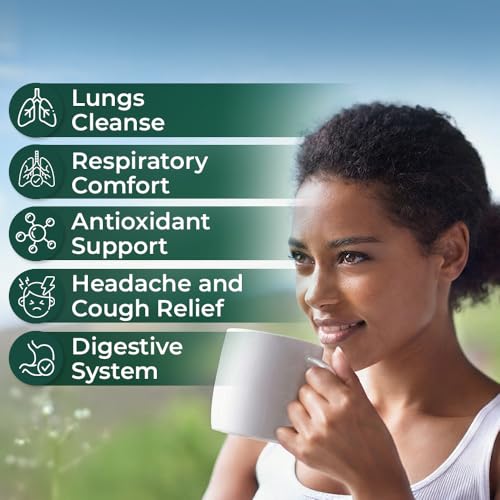 Image of 60 Bags Mullen Tea Mullein Tea Leaf (Verbascum L.) - 40 Count 1.5g Bags Mullen Leaves Mullein Loose Leaf Hoja De Gordolobo