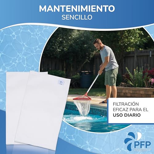 Miniatura 7 de Bolsa Filtrante Para Piscinas, 6 Y 15 Micras, Compatible Con Piscinas Desjoyaux