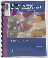 U.S. History-Based Writing Lessons, Vol. 2: Civil WarÑPresent (Teacher Book only) 1623410037 Book Cover